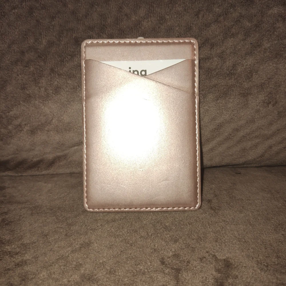 Heyday Cell Phone Wallet Pocket - Metallic Gold